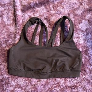Lululemon sz 6 Women's Black Sports Bra